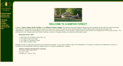 Desktop Screenshot of championforesthoa.com